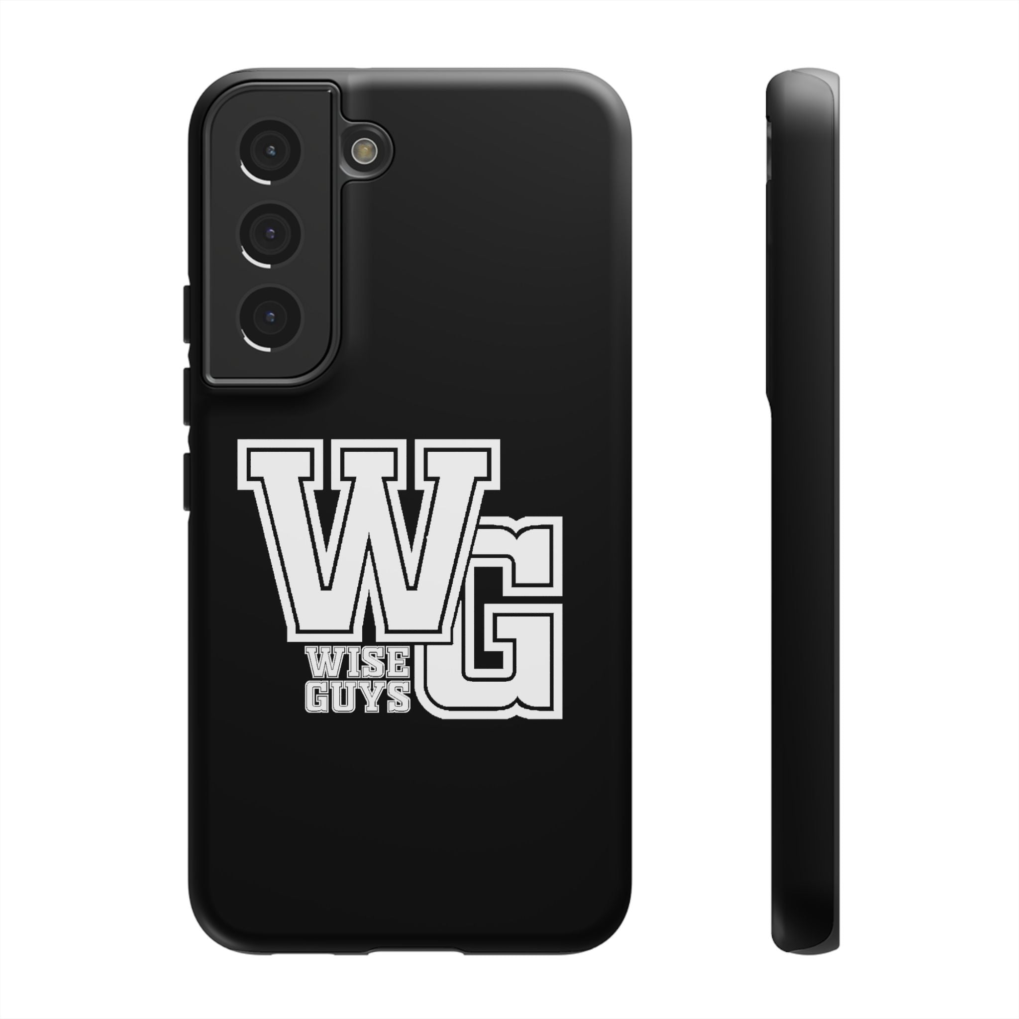 Wise Guys 'WG' Tough Phone Case — Protective White Phone Cover