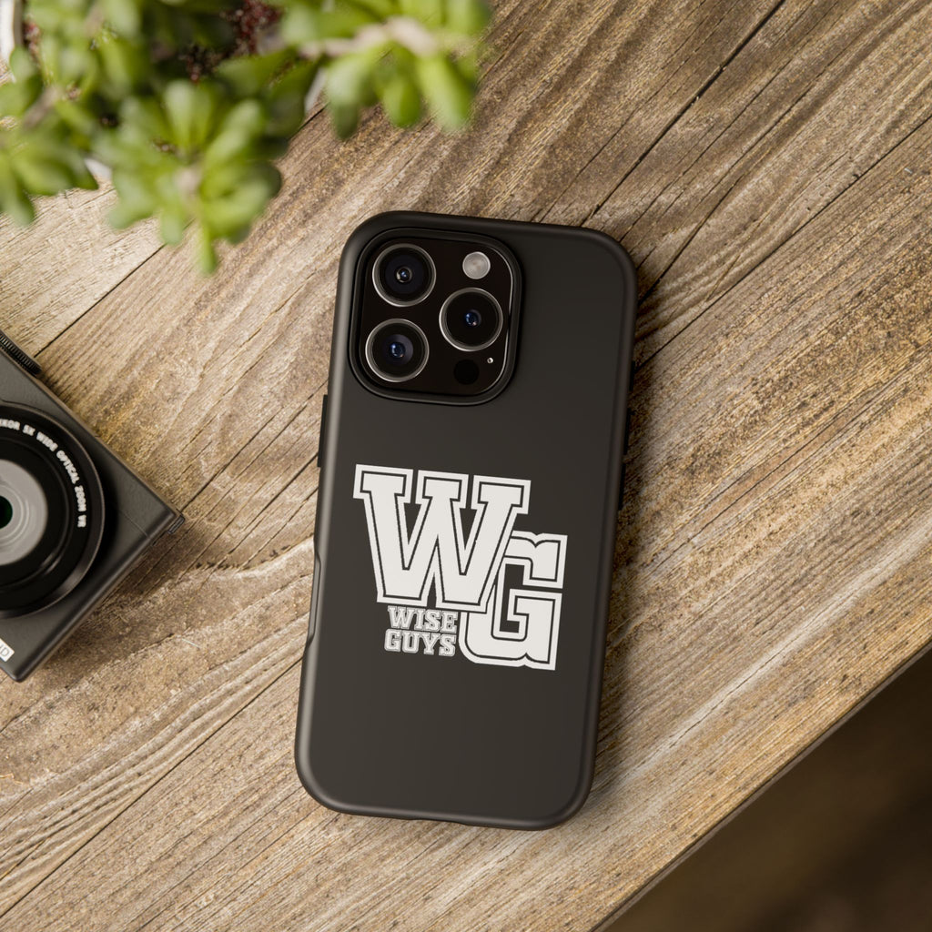 Wise Guys 'WG' Tough Phone Case — Protective White Phone Cover