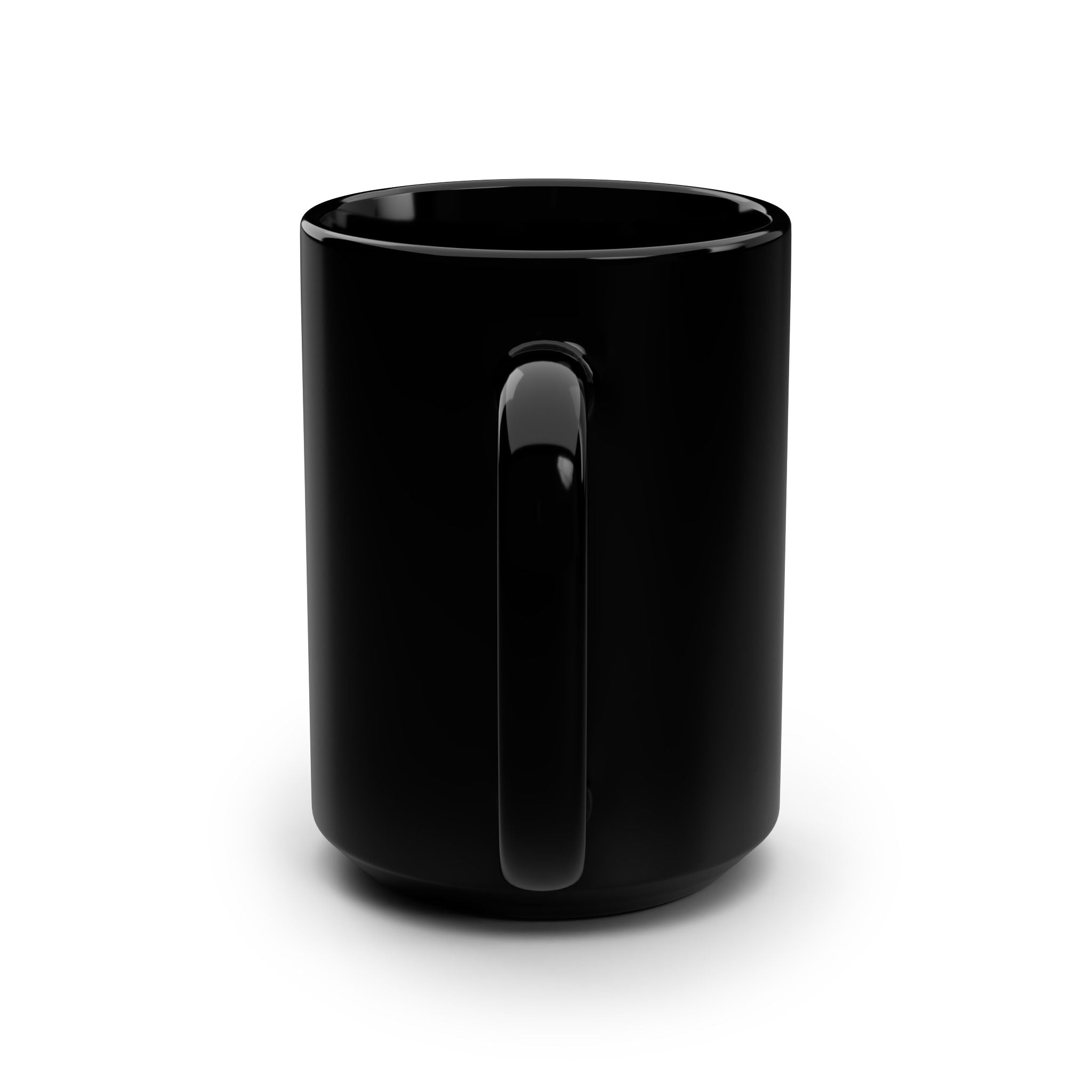 Wise Guys 'WG' Black 15oz Mug – Bold Collegiate Coffee Cup