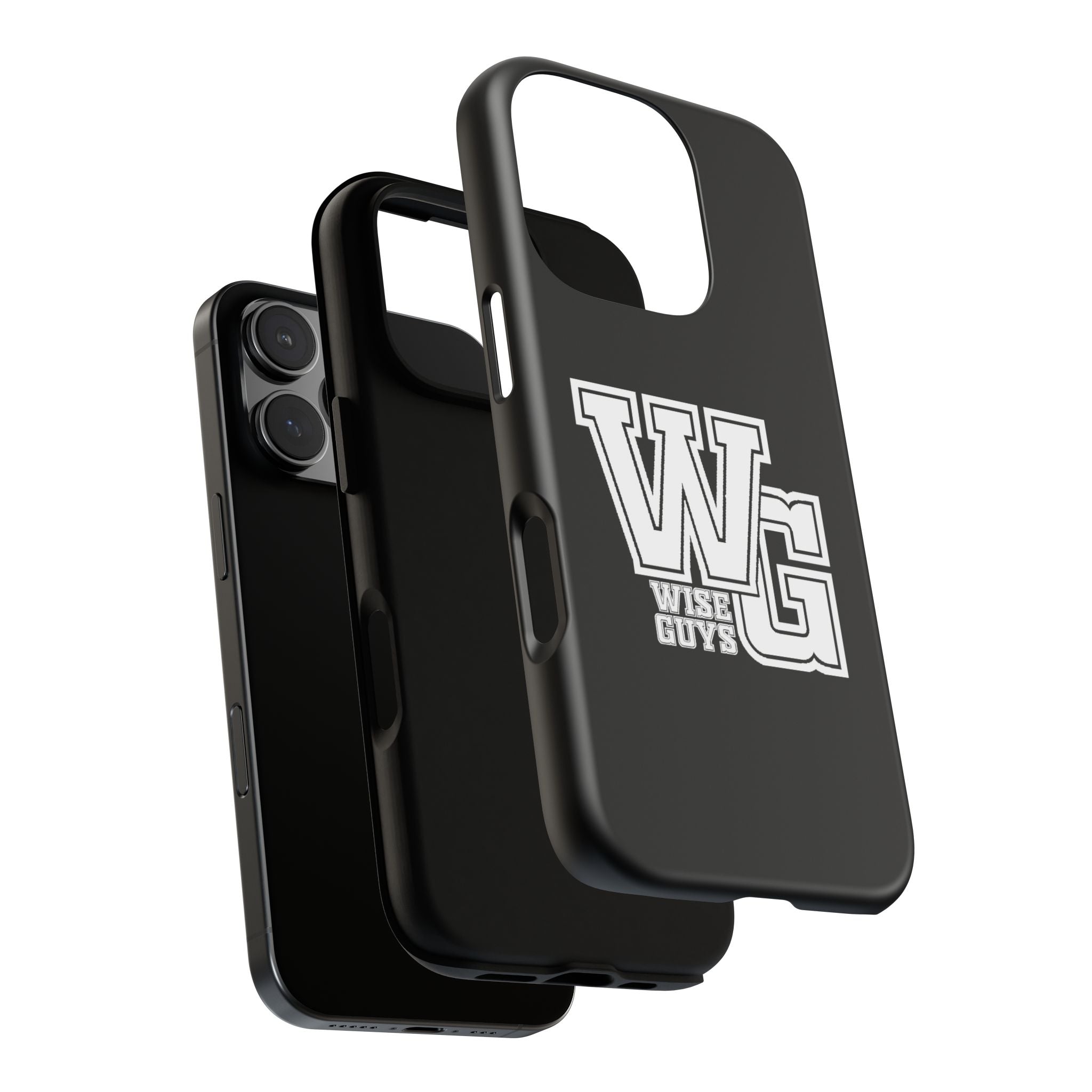 Wise Guys 'WG' Tough Phone Case — Protective White Phone Cover