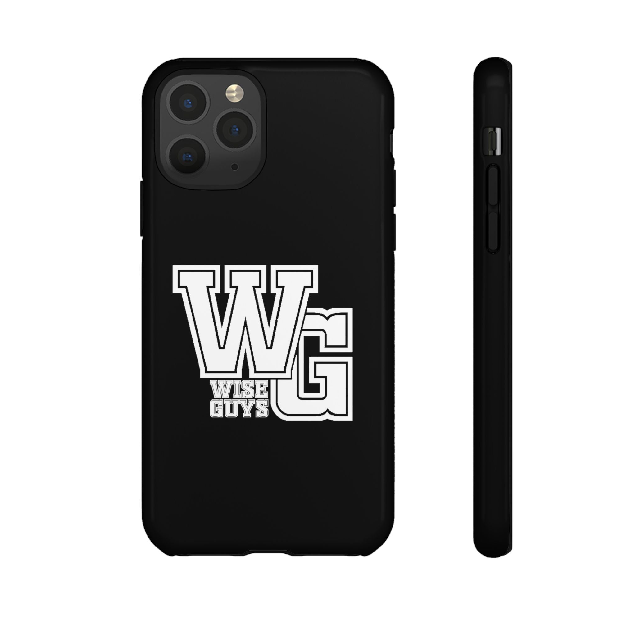 Wise Guys 'WG' Tough Phone Case — Protective White Phone Cover