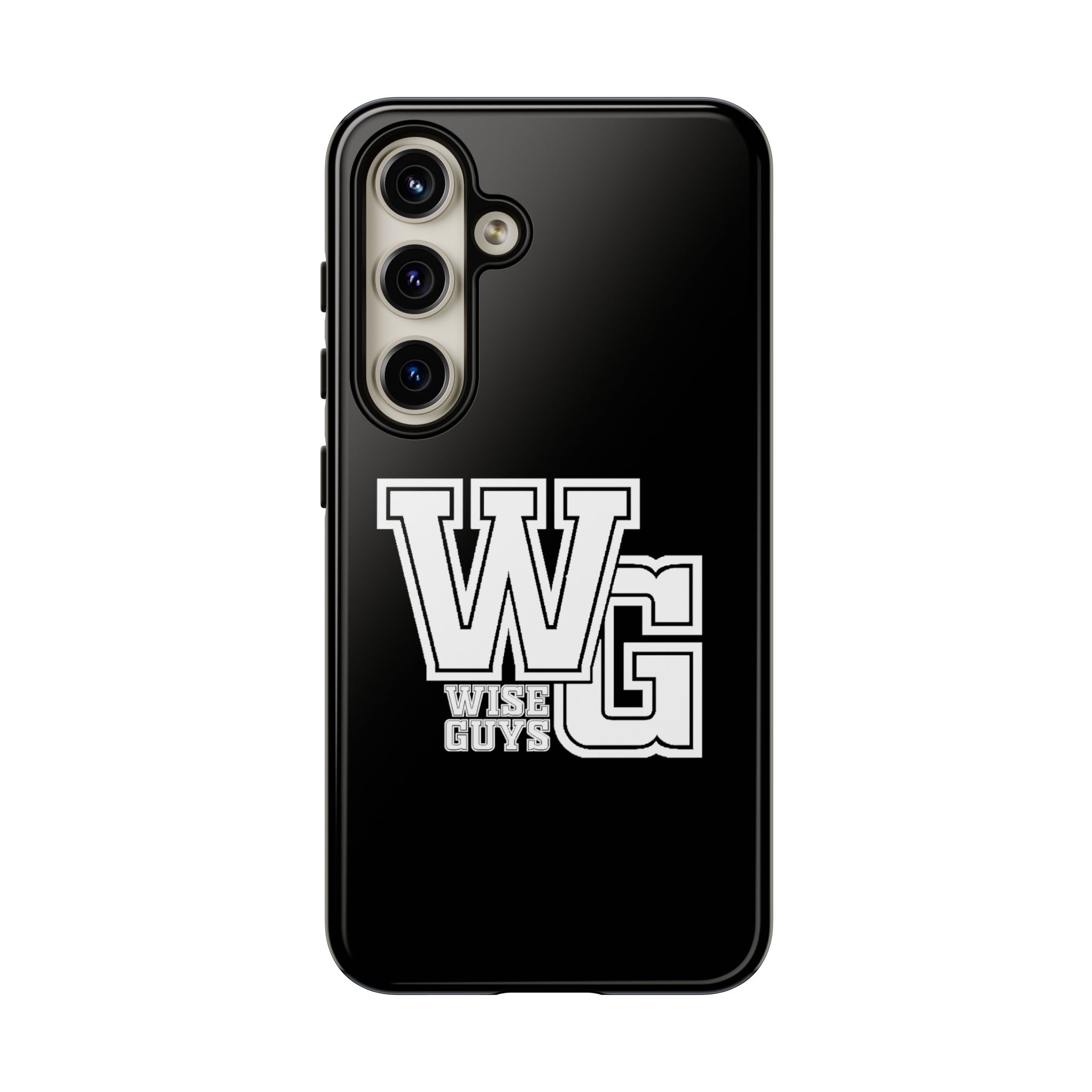 Wise Guys 'WG' Tough Phone Case — Protective White Phone Cover