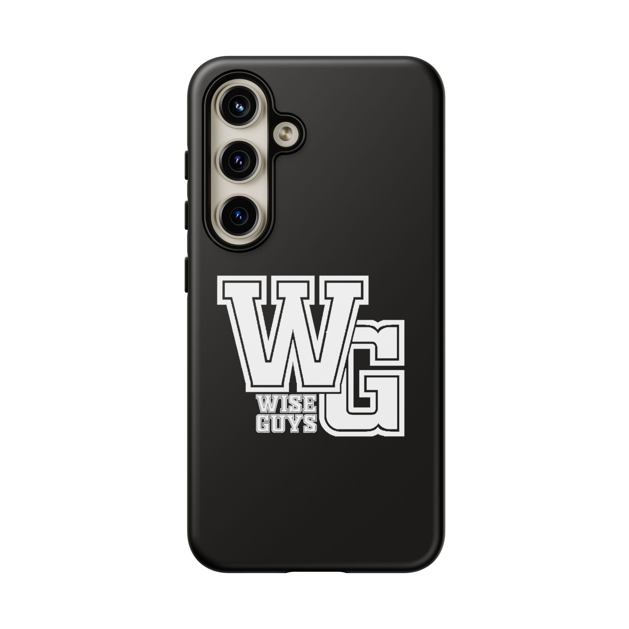 Wise Guys 'WG' Tough Phone Case — Protective White Phone Cover