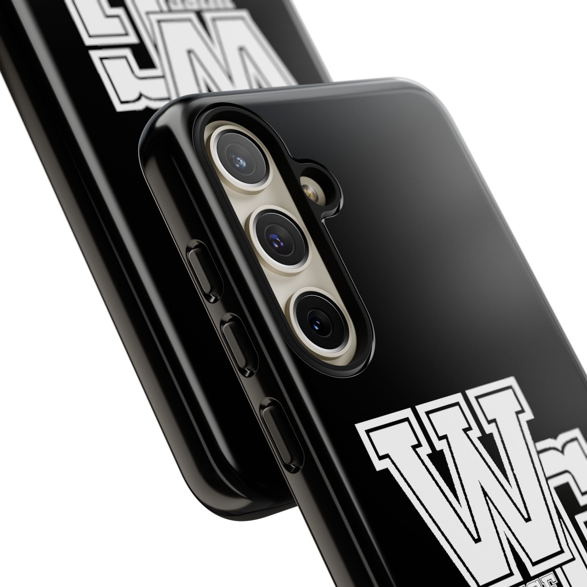 Wise Guys 'WG' Tough Phone Case — Protective White Phone Cover