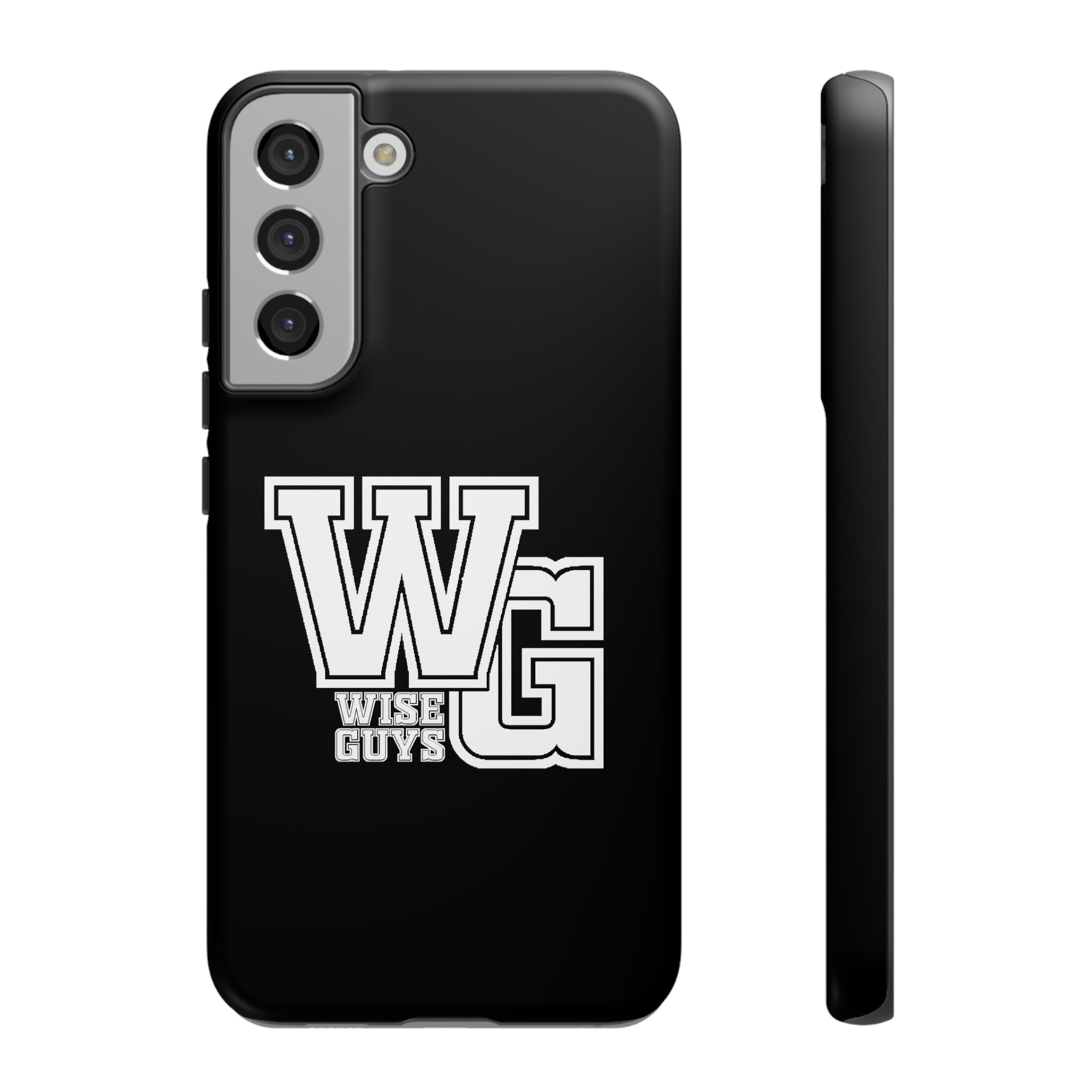 Wise Guys 'WG' Tough Phone Case — Protective White Phone Cover