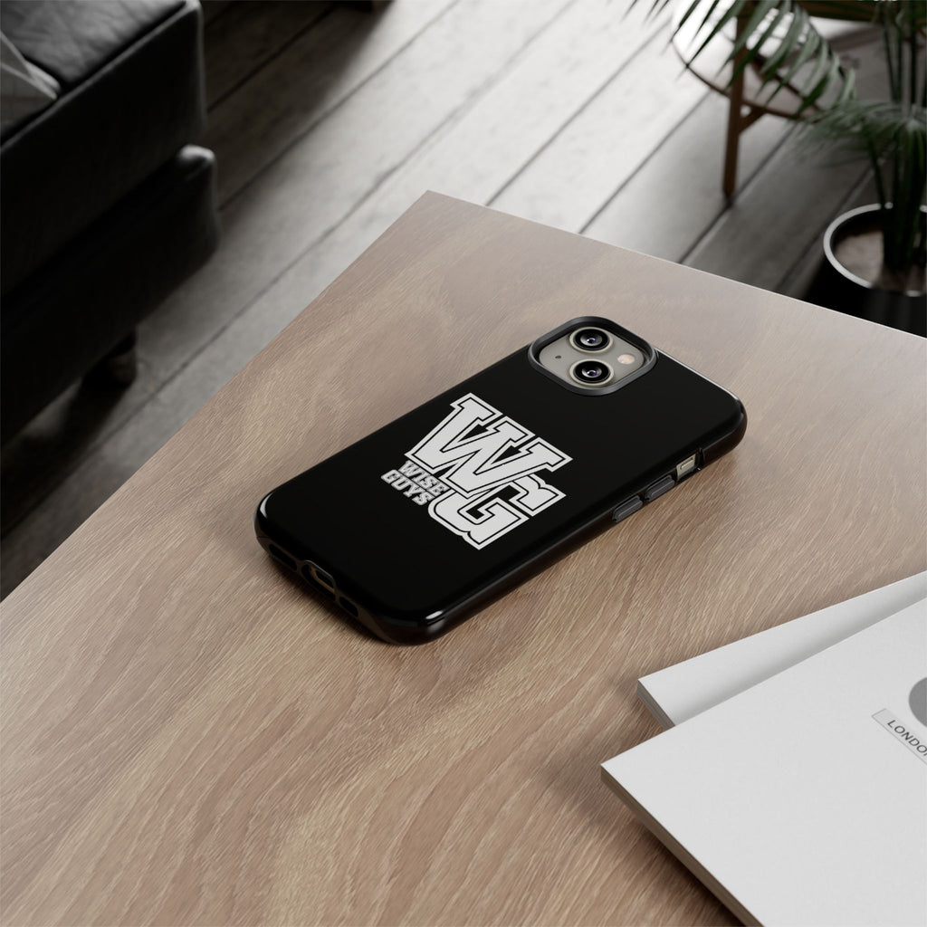 Wise Guys 'WG' Tough Phone Case — Protective White Phone Cover