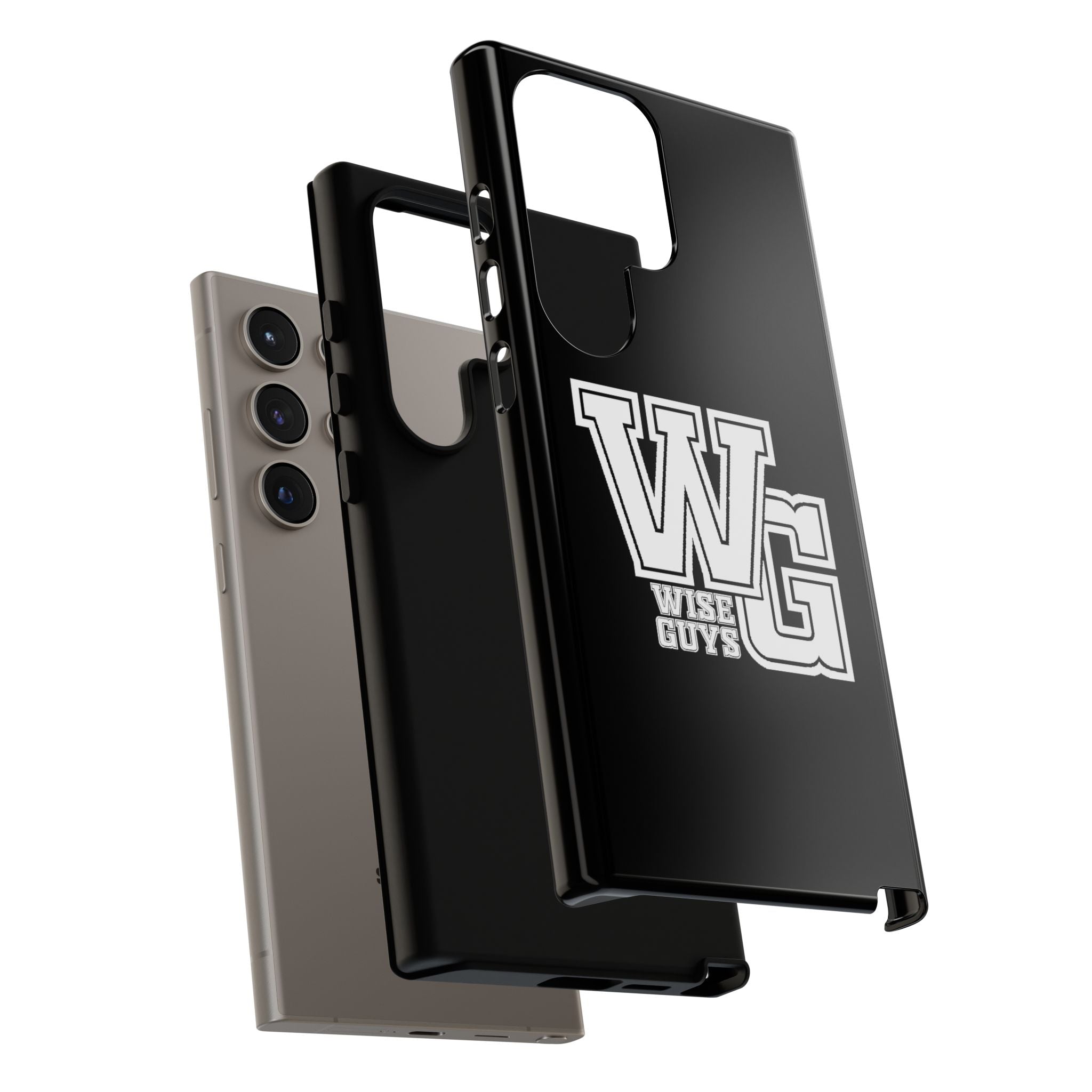 Wise Guys 'WG' Tough Phone Case — Protective White Phone Cover