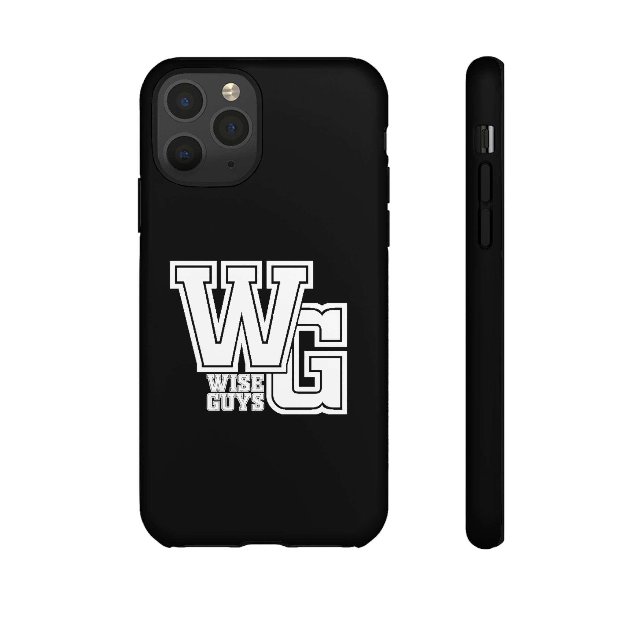 Wise Guys 'WG' Tough Phone Case — Protective White Phone Cover