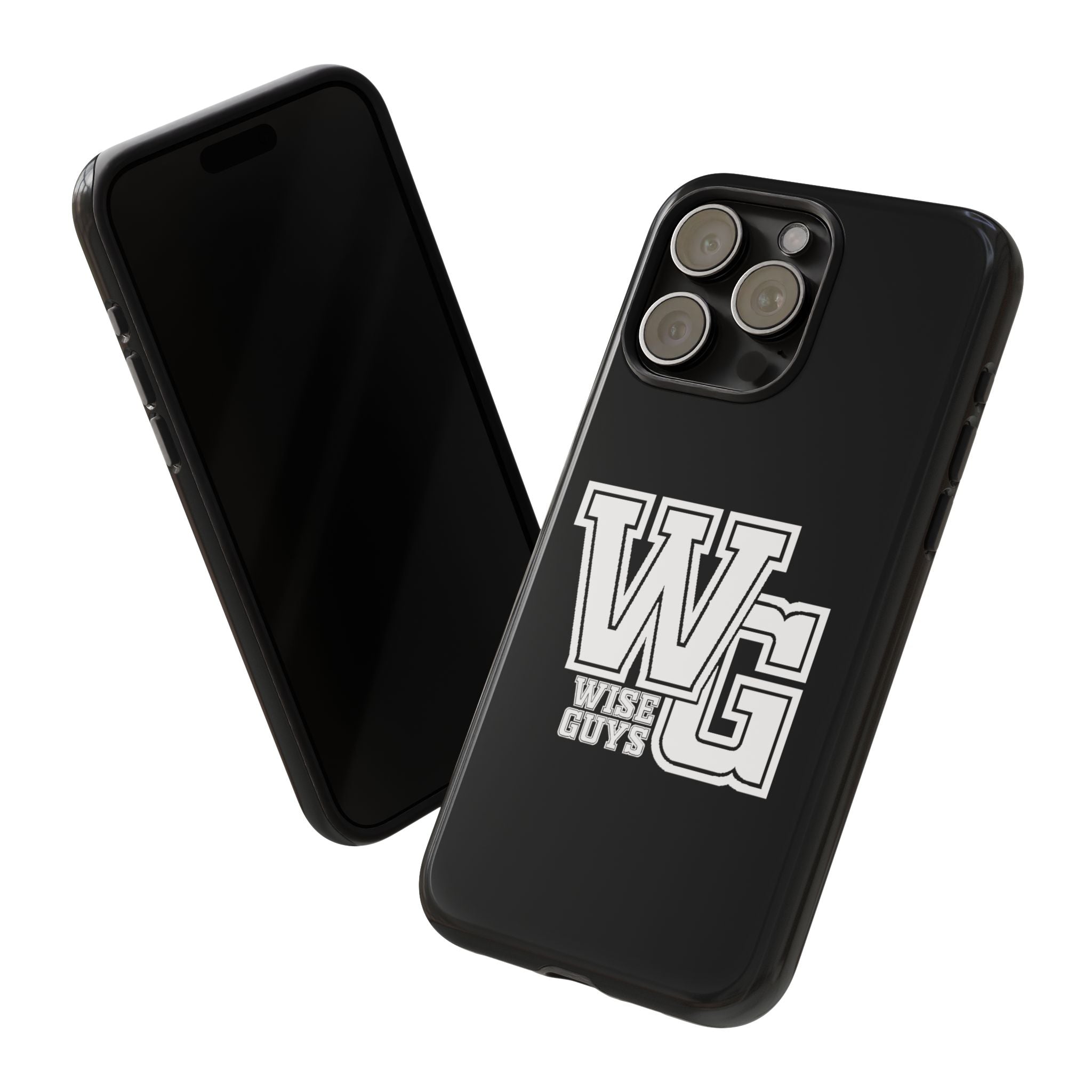 Wise Guys 'WG' Tough Phone Case — Protective White Phone Cover