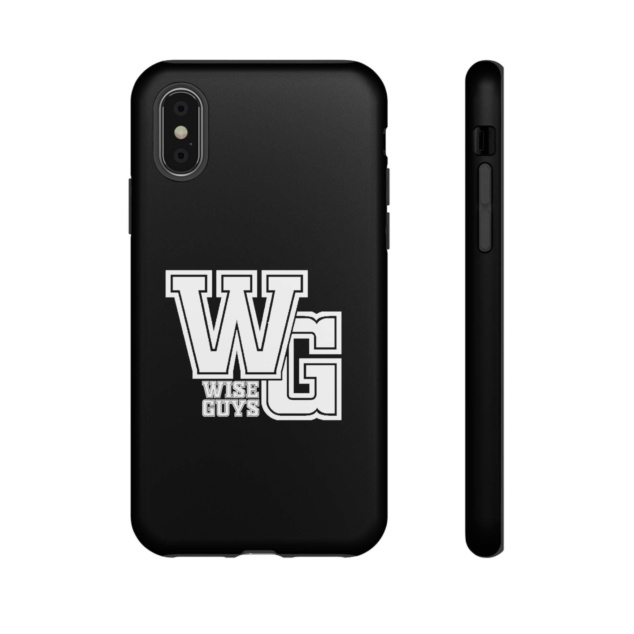 Wise Guys 'WG' Tough Phone Case — Protective White Phone Cover