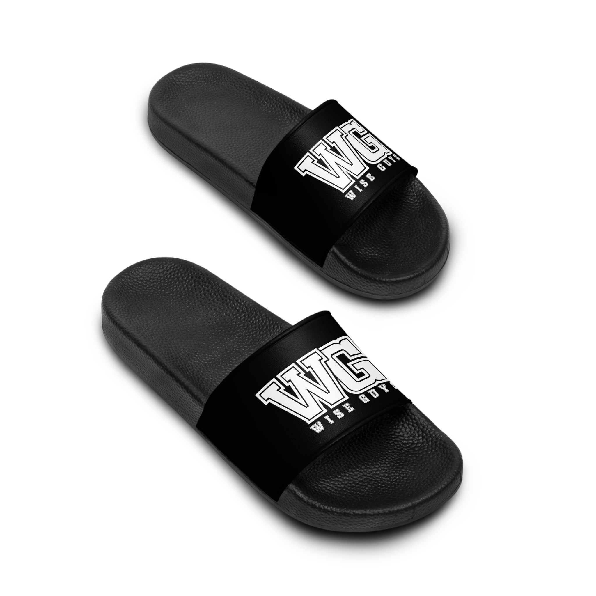 WG Logo Slide Sandals — Women's Black Pool Slides