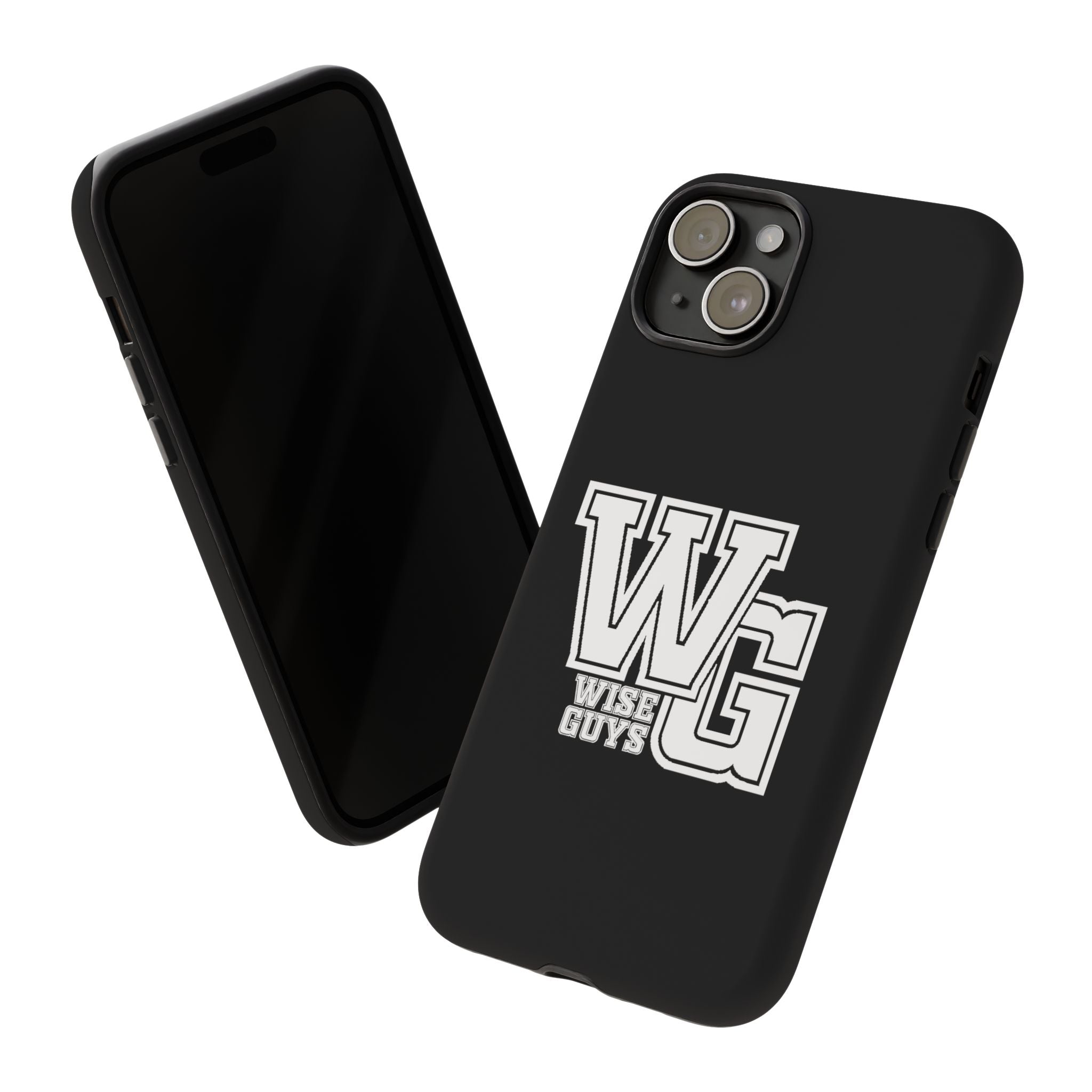 Wise Guys 'WG' Tough Phone Case — Protective White Phone Cover