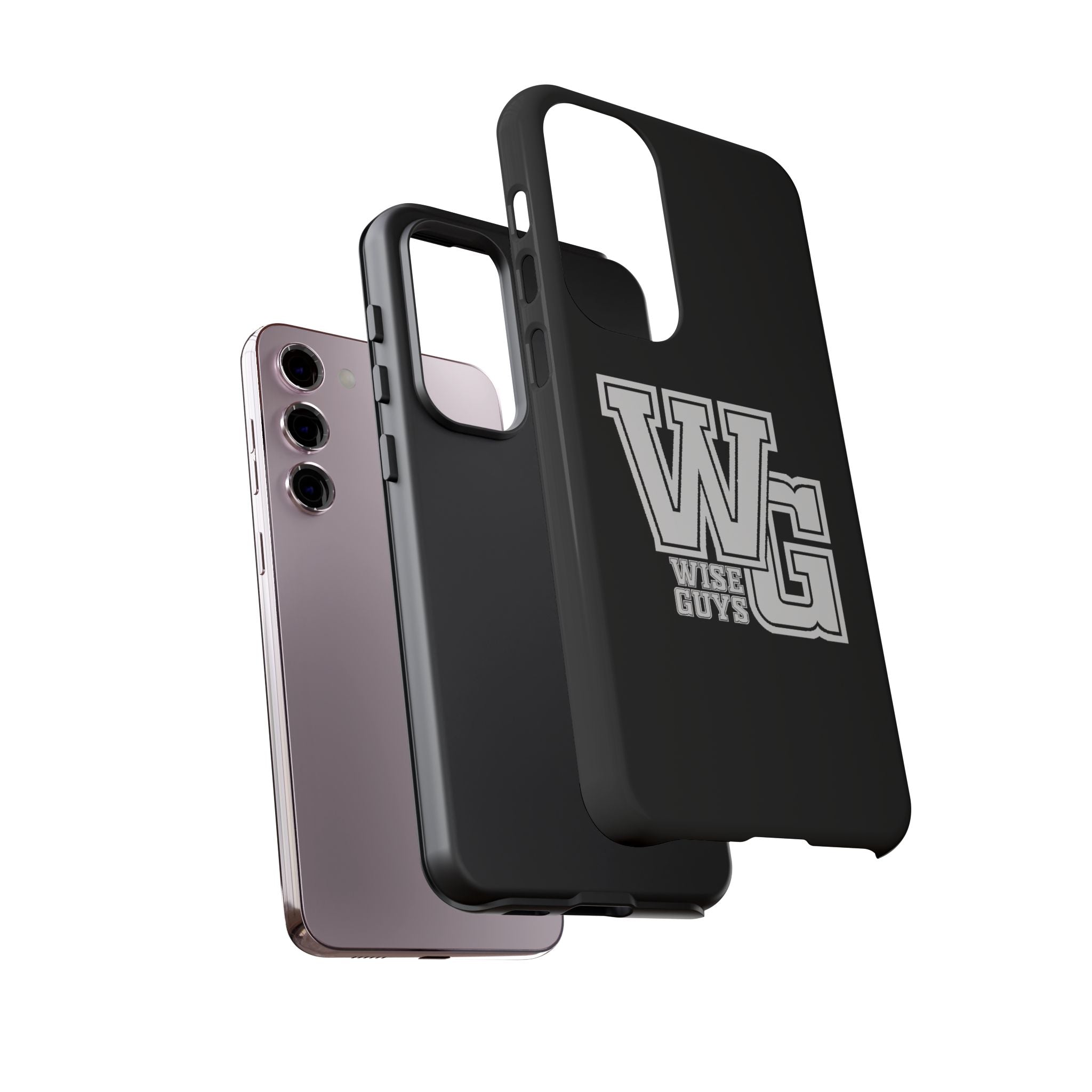 Wise Guys 'WG' Tough Phone Case — Protective White Phone Cover