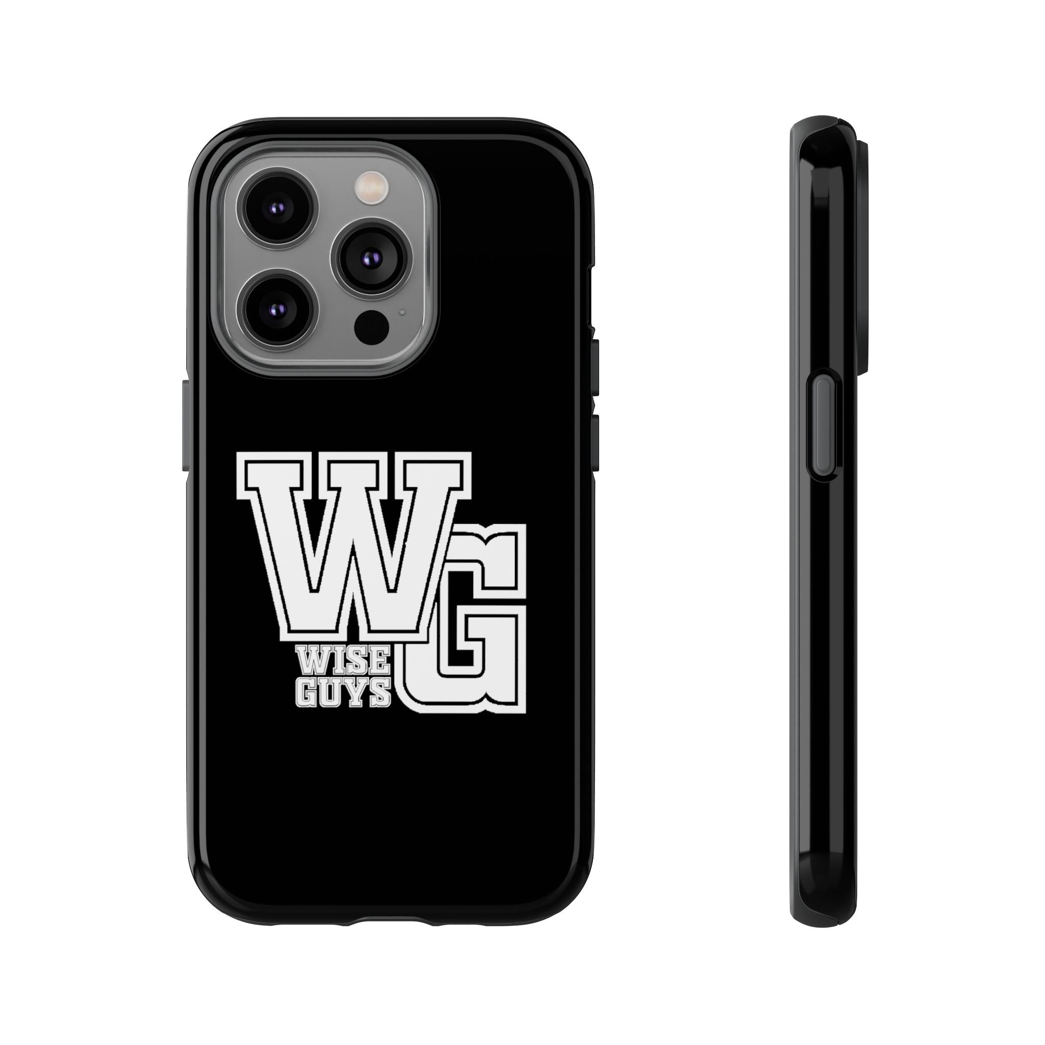 Wise Guys 'WG' Tough Phone Case — Protective White Phone Cover