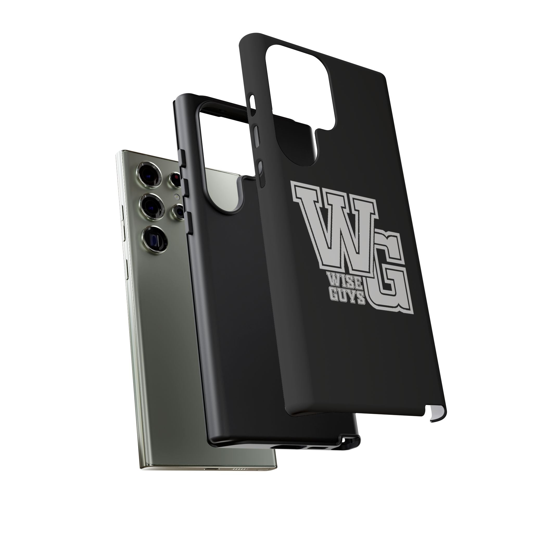 Wise Guys 'WG' Tough Phone Case — Protective White Phone Cover