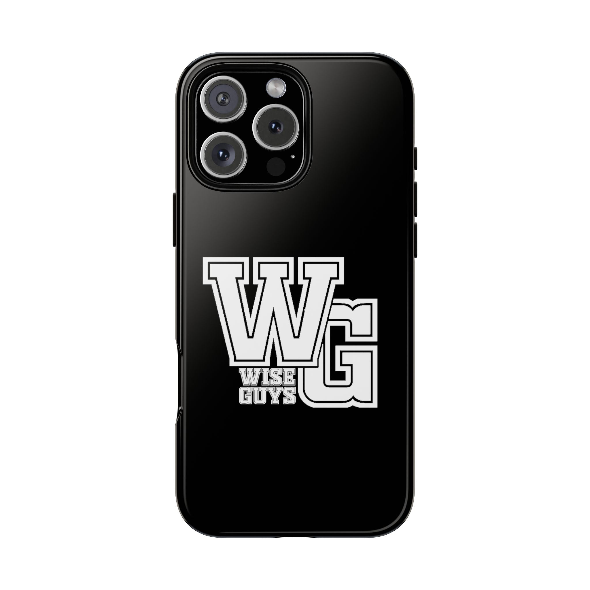 Wise Guys 'WG' Tough Phone Case — Protective White Phone Cover