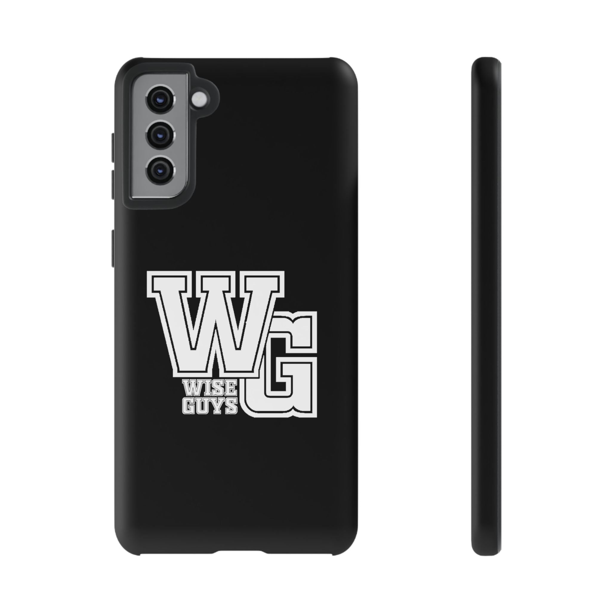 Wise Guys 'WG' Tough Phone Case — Protective White Phone Cover