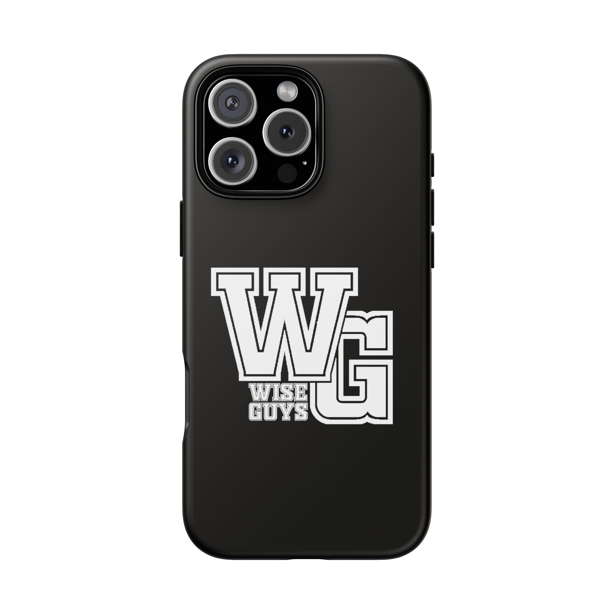 Wise Guys 'WG' Tough Phone Case — Protective White Phone Cover
