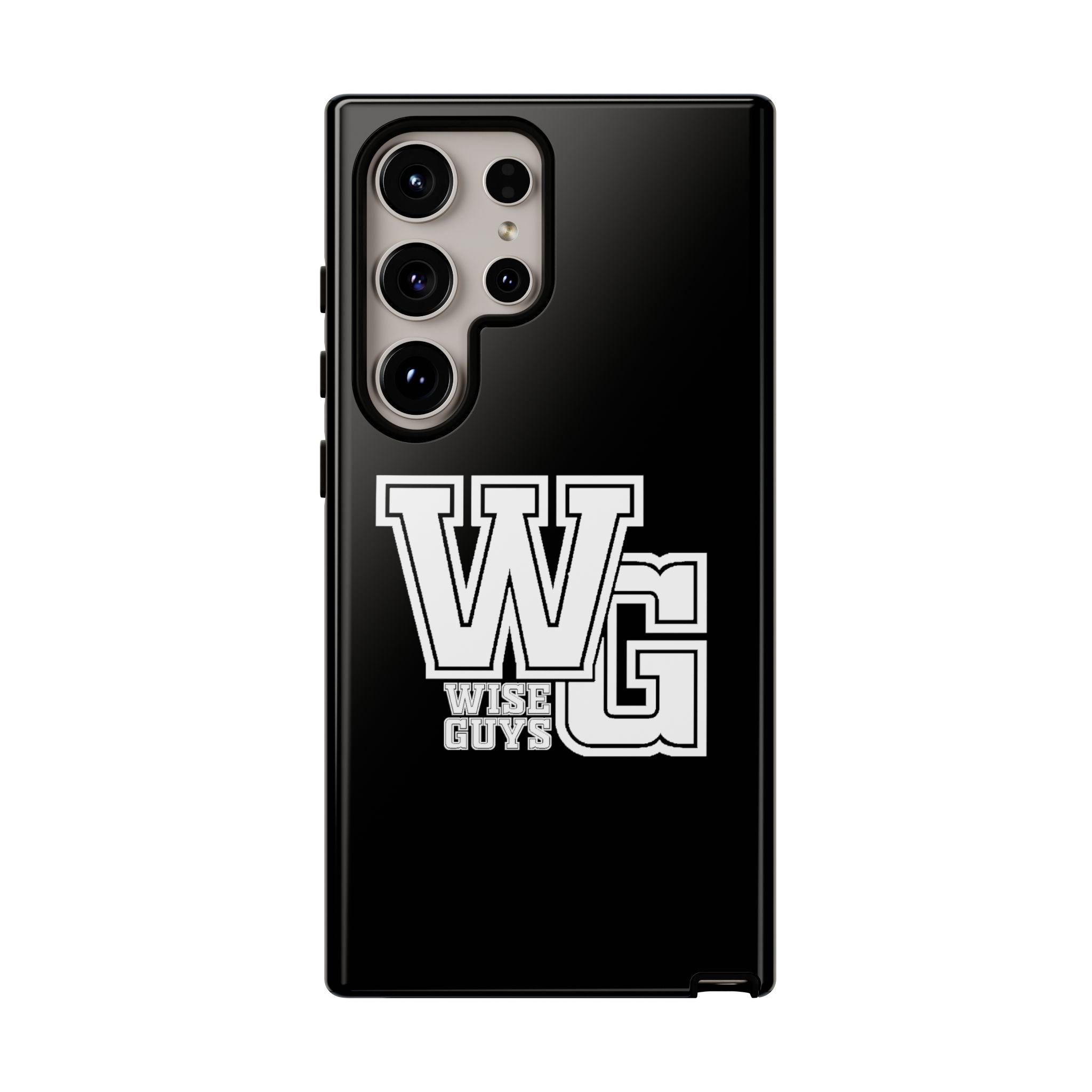 Wise Guys 'WG' Tough Phone Case — Protective White Phone Cover