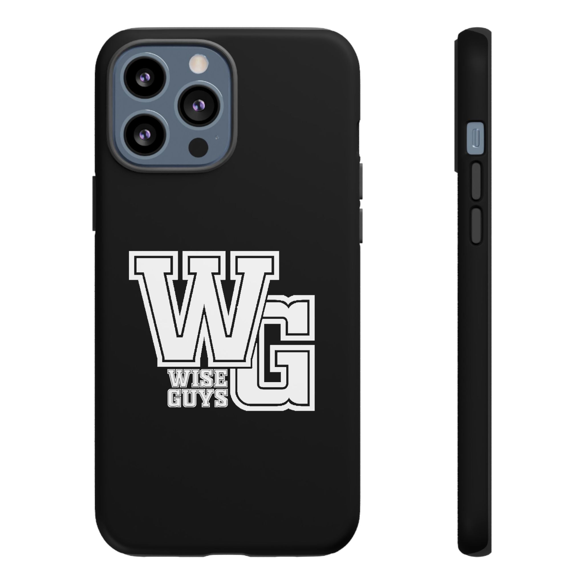 Wise Guys 'WG' Tough Phone Case — Protective White Phone Cover