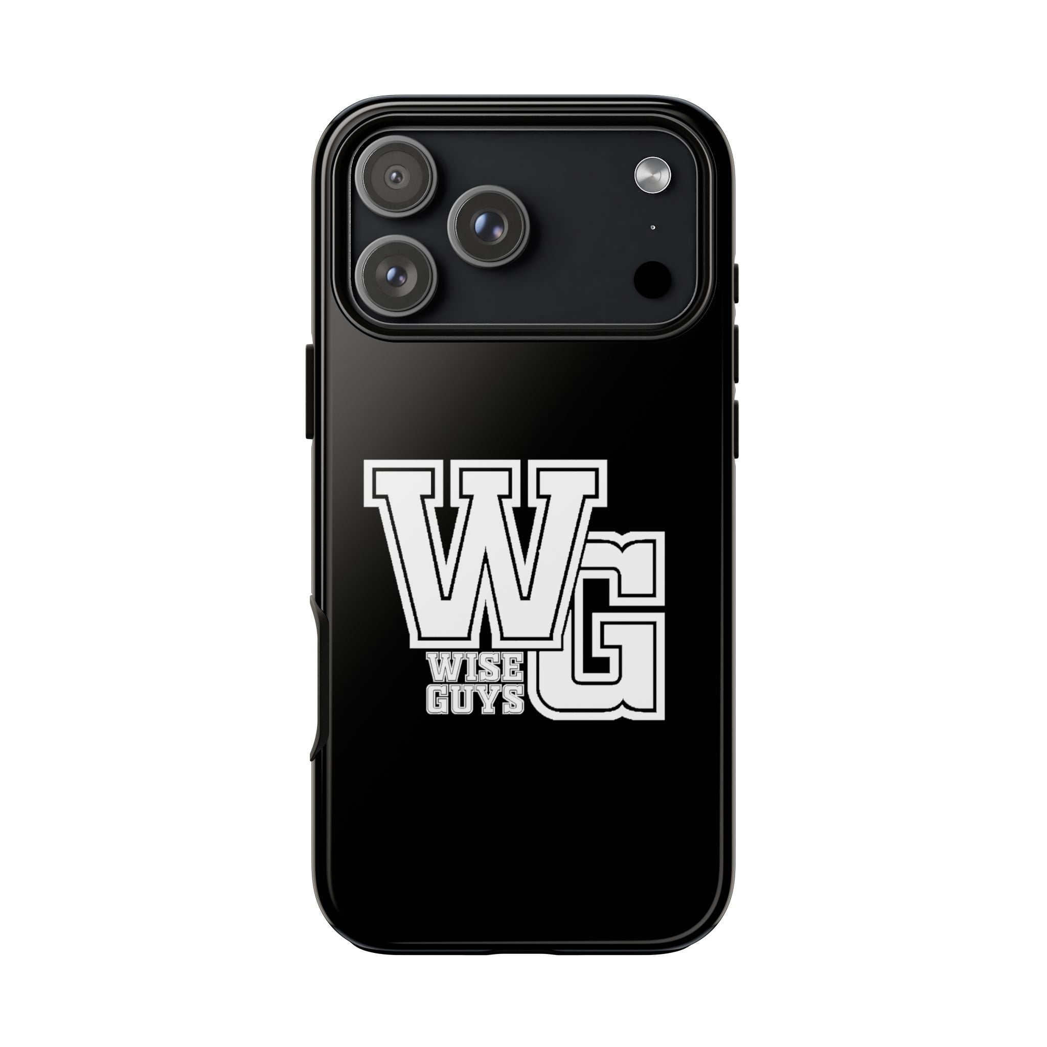 Wise Guys 'WG' Tough Phone Case — Protective White Phone Cover